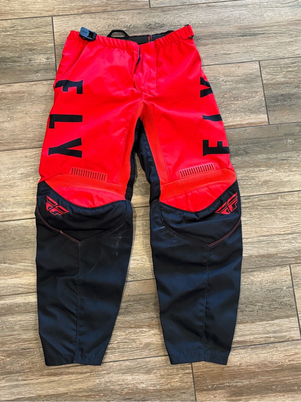 Fly Racing Men's Red and Black MX Pants